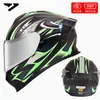 Casco de Motocicleta Certificado Dot para Hombres y Mujeres, Casco Integral Ad para Todas las Estaciones, Casco Cálido y Seguro con Certificación 3C