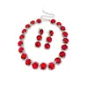 Pendientes Colgantes Redondos Vintage Collar Cadena para Suéter Estilo Palacio Retro Exquisito Conjunto de Joyería Versátil