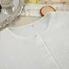 Primavera 2025 Nuevo Conjunto de Dos Piezas para el Hogar de Mujer de Punto Jacquard Blanco con Pantalones Largos Pijamas