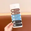 Pinzas para el Cabello de Color Dopamina para Niñas, Pasadores para Flequillo y Cabello Lateral, Estilo Versátil Simple al por Mayor para Mujeres