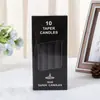 Velas de Iluminação de Emergência Doméstica Velas Longas Coloridas para Casamento Porta-Velas de Haste Colorida para Decoração de Festa de Banquete