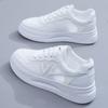 Zapatos Blancos para Mujer Primavera y Verano 2025 Populares de Malla Transpirable Antideslizantes Versátiles de Suela Gruesa Casual Campus Zapatos Deportivos para Mujer