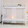 Mosquiteiro para beliche de estudante com fecho de velcro, cortina de malha autoadesiva, mosquiteiro adesivo para beliche de dormitório, cortina de cama, feito sob medida para uso doméstico