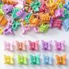 Ins Mini Pequeno Grampo de Cabelo Infantil Borboleta Pequeno Grampo de Garra Grampo de Cabelo para Meninas Atacado Cor Acessórios de Cabelo Fofos para Bebê