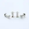 Cerradura de 11 palabras de doble cabeza estilo británico Accesorios de tornillo de acoplamiento para álbum de uñas y muebles Tornillo de encuadernación