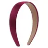 Diadema simple estilo coreano 3.0, diadema de ala ancha todo incluido, pasador de tela de color sólido satinado, accesorios para el cabello para niños