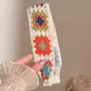 Parche de flequillo de dibujos animados para mujer, parche mágico para el cabello para la frente y la nuca, parche mágico tejido, parche de cabello dulce y a la moda