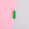 Creativo Colorido 1*4 Puntos Bloques de Construcción Acrílicos Largos Hechos a Mano DIY Colgante Llavero Bolso Pendientes Colgantes Accesorios