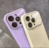Adequado para iPhone 18 Capa de Celular de Silicone Líquido com Janela Grande Apple 17 Promax Capa Protetora de Lente de Cobertura Total