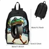 Mochila Transpirable Resistente al Desgaste Nueva Mochila de Madera Extranjera Hombre Cerebro Podrido Shan Hai Jing