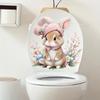 2025 sobre Navidad sobre Conejo en un Arbusto con Flores Pegatina de Baño Removible Envío Transfronterizo Impermeable
