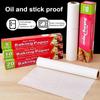 Papel de aceite de silicona, papel para hornear de 5 m, 10 m y 20 m, papel especial para hornear, papel para horno de cocina, papel para horno doméstico, rollo de papel para hornear comercial