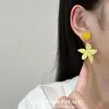 Pendientes Colgantes de Estrella de Mar con Borlas de Limón de Verano para Mujer Estilo Vacacional Dopamina Pendientes Únicos y Hermosos