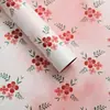 Papel de Regalo Floral de Primavera Flores Frescas Pequeñas Papel de Atmósfera Impermeable Material para Ramo de Flores Hecho a Mano Tienda de Flores DIY