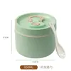 Juego de Lonchera de Acero Inoxidable 304, Lonchera Térmica de Grado Alimenticio, Aspecto Elegante y Portátil, Juego de Bolsa para Lonchera para Estudiantes y Trabajo