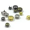 Remache Punk Redondo de Hierro Uñas de Garra Doradas Plateadas Bronce Negro Pistola En Stock Uñas de Garra