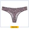 Estampado de Leopardo Talla Extra Deportivos Estampados Tangas de Cintura Baja Aliexpress Europeo y Americano Sexy Comercio Exterior Pantalones de Entrenamiento sin Costuras
