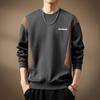 Moletom Color Blocking Retro Americano de Alta Qualidade para Homens, Novo Estilo de Outono, Jaqueta Casual Tendência de Peso Pesado 380g com Caimento Solto para Homens