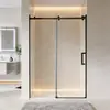 Perfil de Acero Inoxidable 304 Transfronterizo de Exterior para Cabina de Ducha Foshan Mampara de Vidrio para Baño Recto Fabricante Profesional
