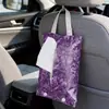 Caja de Pañuelos para Coche, Portapañuelos para Coche, Bolsa Colgante para Pañuelos en el Coche, Artículos Decorativos, Paquete de Pañuelos, Bolsa Portátil para Guardar Pañuelos