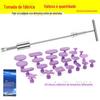 Reparo de depressão de carro sem pintura, equipamento de poço de sucção de martelo, haste de tração pequena, reparo côncavo-convexo mais 24 ventosas