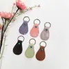 Llavero Sencillo de Cuero Cuerda de Cuero de Moda Cadena para Llavero de Coche de Pareja Llavero Personalizado Colgante para Bolso