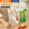 Bolsa conservadora de alimentos grado alimenticio boca plana tipo rasgable desechable para uso doméstico cocina refrigerador horno de microondas plástico resistente a altas temperaturas