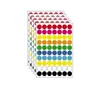 Nuevas pegatinas transfronterizas, pegatinas de puntos de papel recubierto de colores, marcadores de puntos mensuales para clasificación, pegatinas redondas autoadhesivas escritas a mano