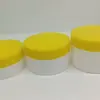 En Stock Caja de Polvo Dental de PP 50, 80, 100g con Cuchara, Botella de Plástico de Boca Ancha para Mascarilla Facial, Botella de Astrágalo