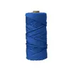 Cuerda de Algodón Colorida de 3 mm Hecha a Mano DIY Tejido Tapicería Atado Decoración Navideña Manualidades Cuerda de Algodón Colorida