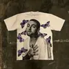 Camiseta Impresa de Moda Verano para Hombre Harajuku Streetwear Algodón Clásico Cómoda Casual Holgada Talla Grande Versátil Manga Corta