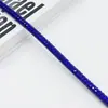 Cuerda de Tira de Vidrio Tubo Redondo de Pedrería Transfronteriza Accesorios para Joyería Accesorios para Ropa Línea de Corbata de Moño Tubo de Pedrería Venta al por Mayor