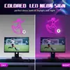 Letrero de Neón de Fútbol para Niñas - Decoración de Pared Deportiva Regulable con Alimentación USB, Regalos Únicos para Chicas Futbolistas Mujeres, Luces de Neón LED para Amigos Dormitorio Universitario Accesorios para Aficionados al Fútbol
