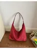 Bolso Cubo de Gamuza Otoño e Invierno Nuevo Gran Capacidad Simple Bolso de Hombro para el Día a Día Retro Personalidad Bolso de Hombro para Mujer