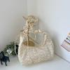 Bolsa de Lona Floral Pequeña Artística Japonesa y Coreana para Niña, Bolso de Hombro Vintage Versátil, Bolso para Viaje de Gran Capacidad, Bolso Fino y Ligero