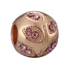 Panjia Nuevo Caliente Oro y Plata Pedrería Amor Trébol de Cuatro Hojas Pato Amarillo Corona Accesorios para Joyería DIY con Cuentas Mano