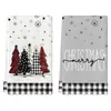 Paños de limpieza creativos temáticos de Navidad para Amazon transfronterizo, paños para el hogar, la cocina y la mesa de comedor, paños de cocina y toallas decorativas de Navidad