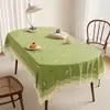 Mantel Modelo Nuevo 2025: Impermeable, Resistente al Aceite, Sin Lavado, Resistente al Calor, Rectangular, Lujoso y de Gama Alta para Sala de Estar y Mesa de Comedor
