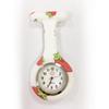 Reloj de Enfermera para Mujer Impermeable Reloj Colgante con Pin Simple Reloj de Bolsillo de Silicona Estudiante Prueba de Batería Reloj de Bolsillo para el Pecho de Doctor