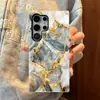 Bestseller transfronterizo, funda protectora anti-caídas Samsung S25+ con patrón de mármol de alta gama, funda de teléfono personalizable al por mayor