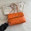 Bolso bandolera informal para mujer, moderno, sencillo, pequeño, cuadrado, novedad de verano 2024, bolso de hombro informal con ribete para mujer.