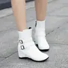 Botas Britânicas Novas Outono e Inverno Fivela de Cinto Botas Curtas Salto Interno Botas Casuais Botas de Comércio Exterior Amazon wish