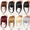 Flequillo de Peluca para Mujer para Cubrir Canas en la Parte Superior de la Cabeza, Frente Esponjosa Natural, Capas sin Costuras, Piezas de Peluca Cómicas Dulces y Geniales