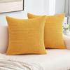Nórdico Simple Color Sólido Almohada Pana Grano de Maíz Cojín Hogar Sala de Estar Dormitorio Funda de Almohada Habitación Modelo Sofá