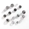 Li Cabello Negro Natural Cristal Cuentas Sueltas Pulsera de Cuentas DIY Cuentas Redondas 6/8/10mm Cuentas Cristal Accesorio de Cuenta Individual Venta al por Mayor