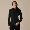 Ropa de Yoga en Oferta para Mujer, Nuevos Tops Redondos para Correr y Fitness, Ropa de Entrenamiento Ajustada de Manga Larga, Chaquetas Deportivas al por Mayor
