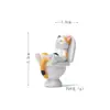 Serie de Baños de Paisaje en Miniatura Accesorios para Gatos: Poses Creativas y Peculiares Sentado y Acostado, Figuras Divertidas de Resina 3D