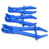 Juego de 3 Piezas de Pinzas Rompedoras de Plástico para Sellado de Reparación de Automóviles, Adecuado para Abrazaderas de Tubería de Aceite de Coche, Herramientas de Mantenimiento de Automóviles, Juego de Pinzas para Mangueras de Nylon