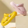 Venta de liquidación: Pantuflas Infantiles de Estilo Ins con Punta Cerrada Anticolisión para Verano, para Niños y Niñas, Zuecos Antideslizantes de Interior para Bebés Hechos de Material Eva