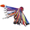 Cinta de Transferencia Térmica de Poliéster de Doble Cara con Broche de Langosta, Hebilla de Hiel de Cerdo, Hebilla de Desgarro, Correa de Identificación con Cordón de Gradiente de Color